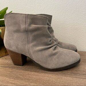 NEW DIBA SUEDE HEELED BOOTIES